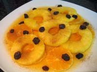 receta de Ensalada de naranja y pia