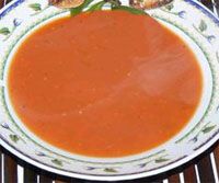 receta de Sopa de tomate Tetuani