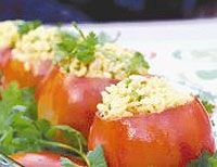 receta de Tomates rellenos con choclo 
